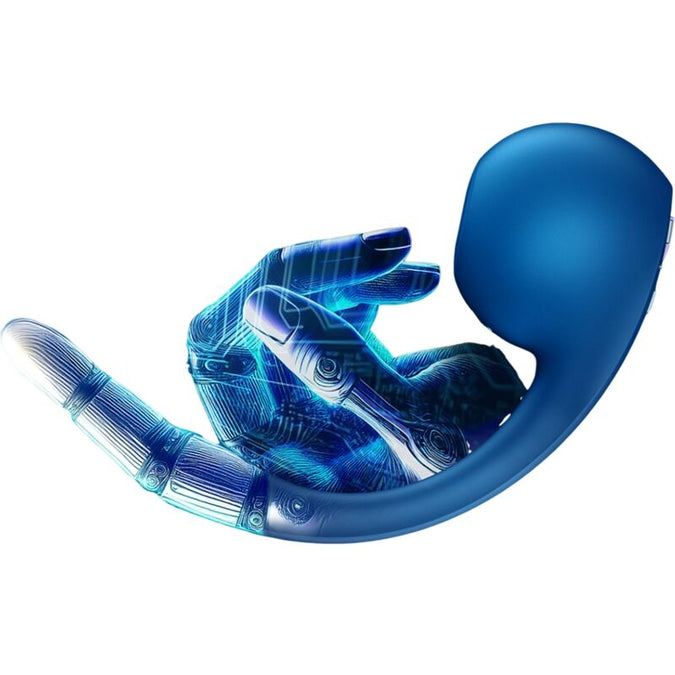 SATISFYER - PRO+ WAVE 4 G-SPOT & LUCHTDRUKSTIMULATOR GRATIS APP DONKERBLAUW