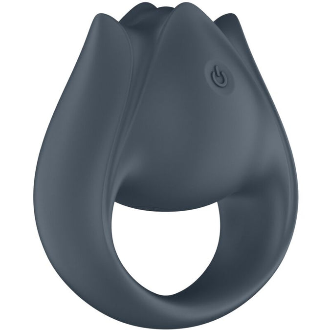 SATISFYER - PERFECT PAIR 2 MULTIVIBRATOR 2 IN 1 PENISRING EN VINGERSTIMULATOR GRIJS