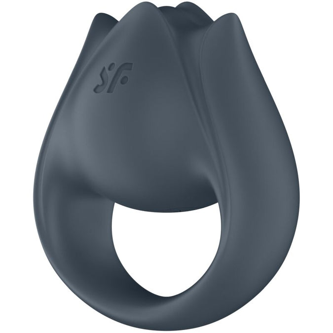 SATISFYER - PERFECT PAIR 2 MULTIVIBRATOR 2 IN 1 PENISRING EN VINGERSTIMULATOR GRIJS