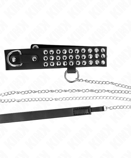 KINK - NECKLACE WITH STRAP 65 CM WITH SHINY ADJUSTABLE 37-42 CM X 5.3 CM
