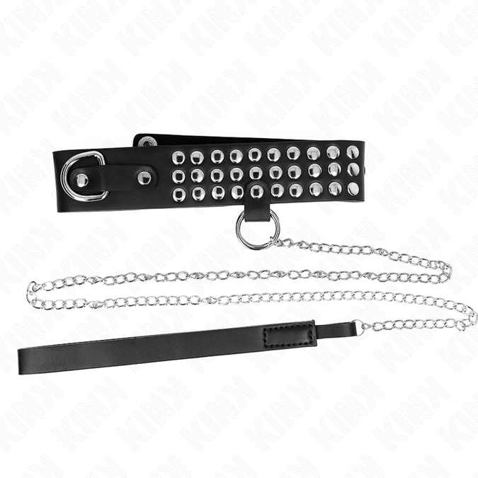 KINK - KETTING MET BAND 65 CM MET GLIMMENDE VERSTELBARE 37-42 CM X 5.3 CM