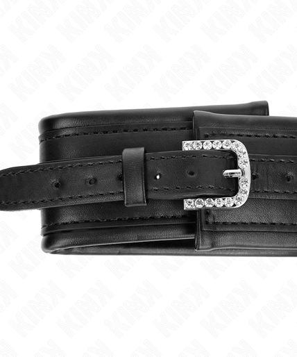 KINK - NECKLACE WITH SHINY BUCKLE STRAP 65 CM 48.5 CM X 5.3 CM