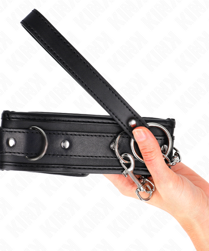 KINK - BASIC MODEL COLLAR WITH LEASH 65 CM MODEL 1 53 X 6 CM