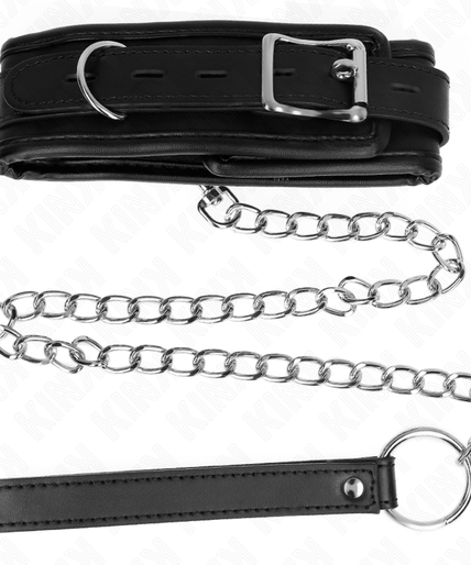 KINK - BASIC MODEL COLLAR WITH LEASH 65 CM MODEL 1 53 X 6 CM