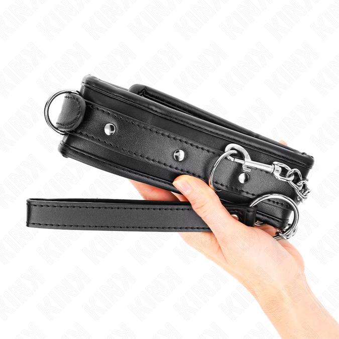 KINK - ZWARE KETTING MET RIEM 65 CM MODEL 1 VERSTELBAAR 36,5-50 CM