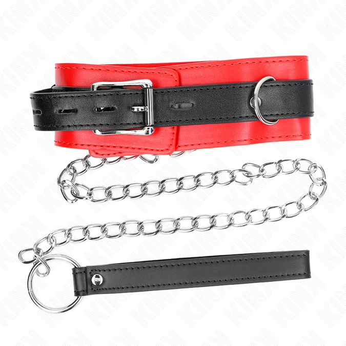 Kink – Collar With Belt 65 Cm With Strap Red 54 X 4.5 Cm