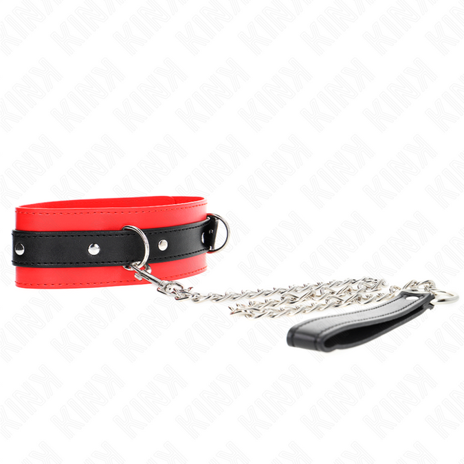 Kink – Collar With Belt 65 Cm With Strap Red 54 X 4.5 Cm