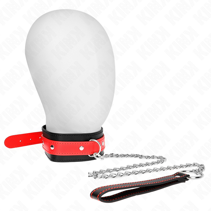 Kink – Necklace With Red Strap 65 Cm Ajustable 36 – 43 Cm X 5 Cm
