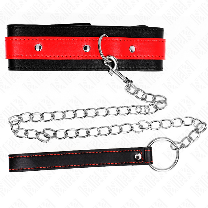 Kink – Necklace With Red Strap 65 Cm Ajustable 36 – 43 Cm X 5 Cm