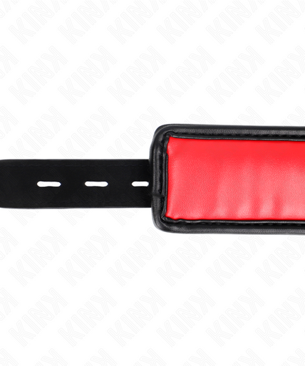KINK - NECKLACE WITH SPONGE IMITATION LEATHER STRAP MODEL 3 ADJUSTABLE 37-54 CM X 3 CM