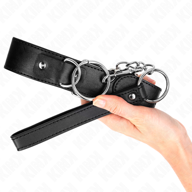 KINK - HALSBAND BASISMODEL MET LIJN MODEL 4 VERSTELBAAR 36-43 CM