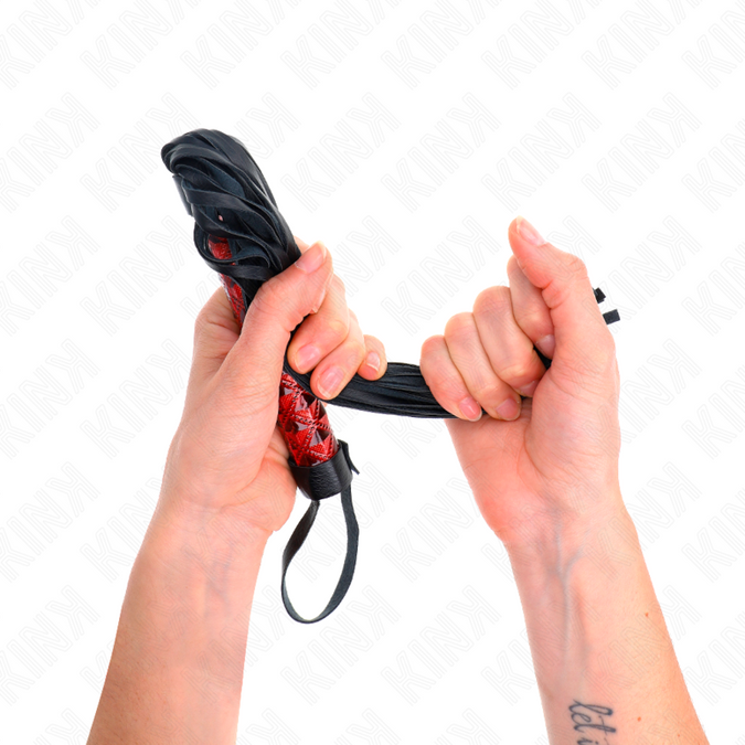 Kink – Peitsche mit Diamantmuster 40 cm