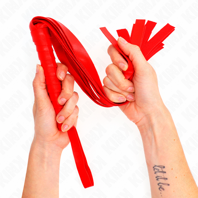 Kink – Rote breite Schwanzpeitsche 48,5 cm