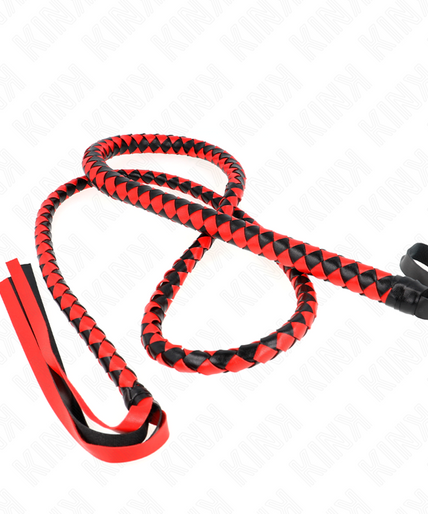KINK - RED LONG SNAKE WHIP 210 CM