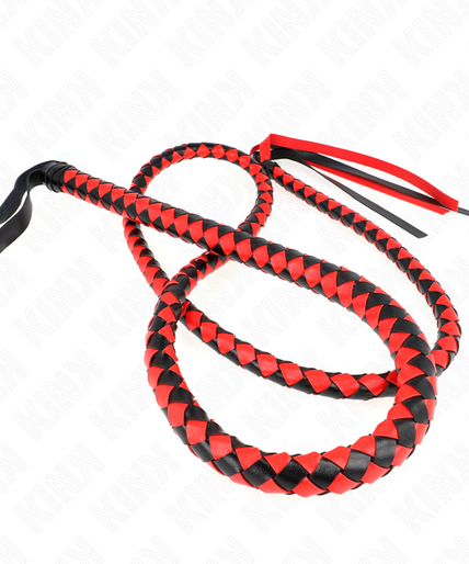 KINK - RED LONG SNAKE WHIP 210 CM