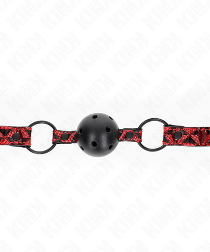 KINK - DIAMOND PATTERN BALL 4.5 CM GAG MODEL 2 64.5 CM ADJUSTABLE 42-60 CM