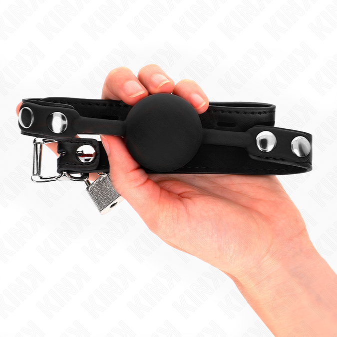 KINK - MODEL 1 SILICONE BAL 4 CM GAG MET SLOT 60 x 2 CM