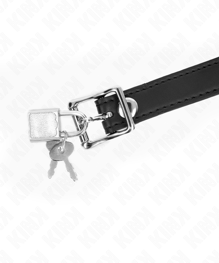 KINK - MODEL 1 SILICONE BALL 4 CM GAG WITH LOCK 60 x 2 CM