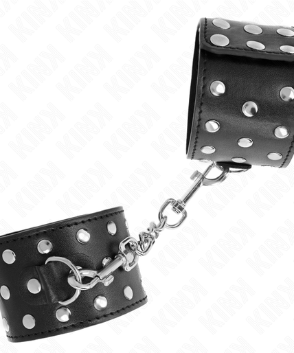 KINK - PUNK WRIST RESTRAINTS ADJUSTABLE 19-24 CM X 5.5 CM
