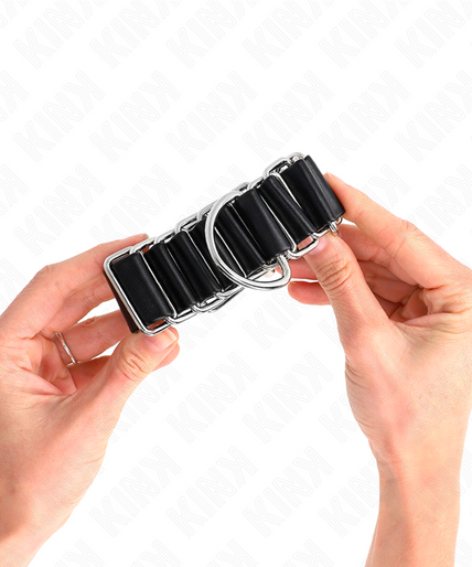 KINK - HINGE-LIKE THIN WRIST RESTRAINTS BLACK ADJUSTRABLE 16-22 CM X 3.5 CM