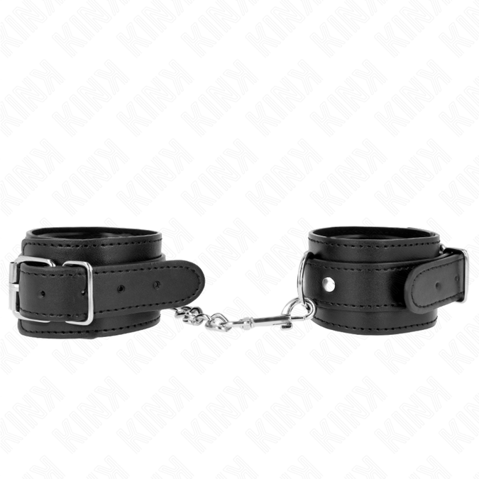 Kink – Dünne Handgelenkfesseln Schwarz, verstellbar 21 – 33 cm