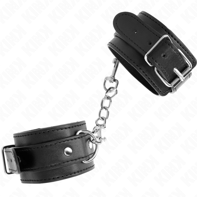 Kink – Dünne Handgelenkfesseln Schwarz, verstellbar 21 – 33 cm