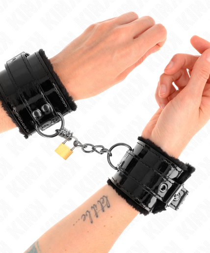 KINK - LIGHT WRIST RESTRAINTS WITH A COPPER LOCK ADJUSABLE 17-29 CM X 5.5 CM