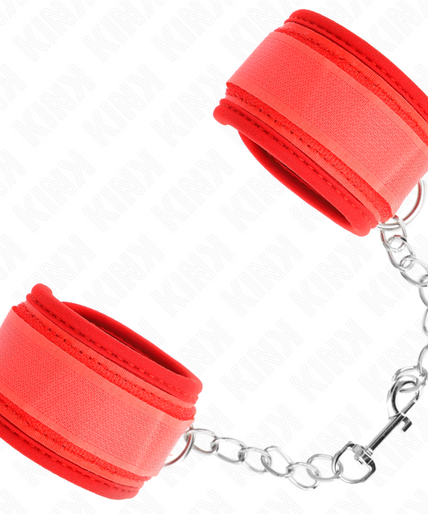 KINK - NEOPRENE WRIST RESTRAINTS RED 42 X 5 CM