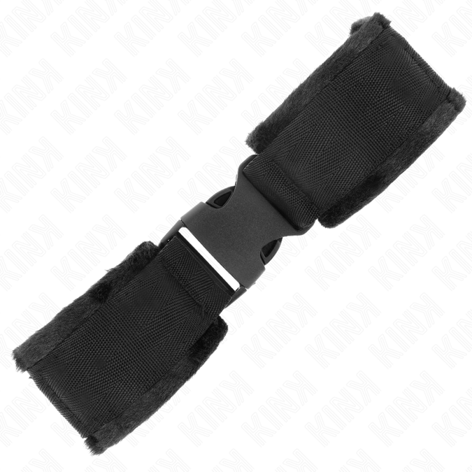 Kink – Nylon Bind Hook&loop Wrist Restraints Red – Black Model 1 Ajdustable 25 – 35 Cm X 6 Cm