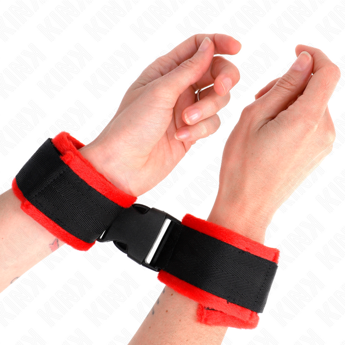 Kink – Nylon Bind Hook&loop Wrist Restraints Black Model 1 Ajdustable 25 – 35 Cm X 6 Cm