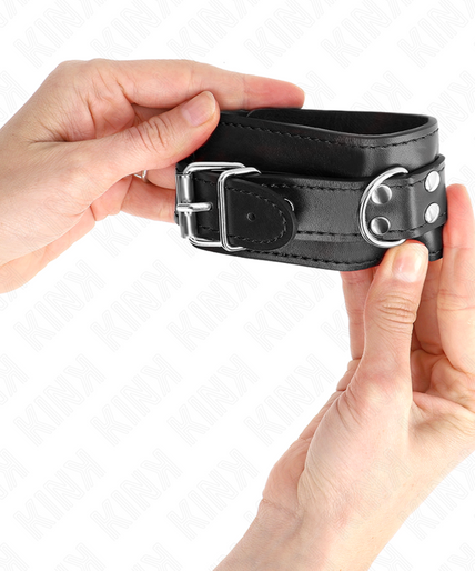 KINK - SIMPLE WRIST RESTRAINTS BLACK ADJUSTABLE 20-23 CM X 5.5 CM
