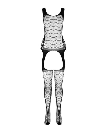 PASSION - BS 104 BODYSTOCKING WIT ÉÉN MAAT