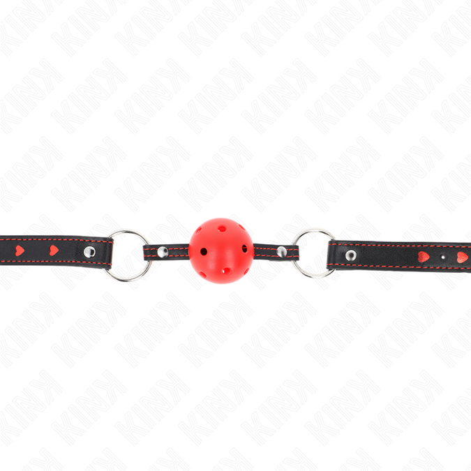 Kink – Holle Harde Rode Ball Gag Model 2 65 X 2,5 Cm