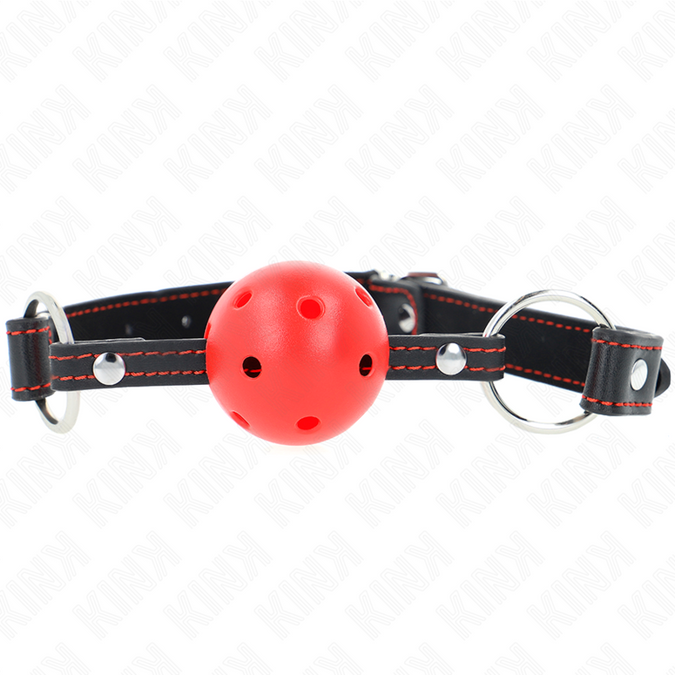 Kink – Holle Harde Rode Ball Gag Model 2 65 X 2,5 Cm