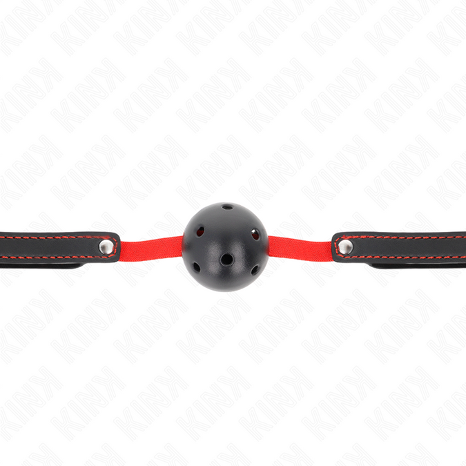 Kink – Harter Hohlmundknebel 4,5 cm mit Elastikband 56 x 1,5 cm