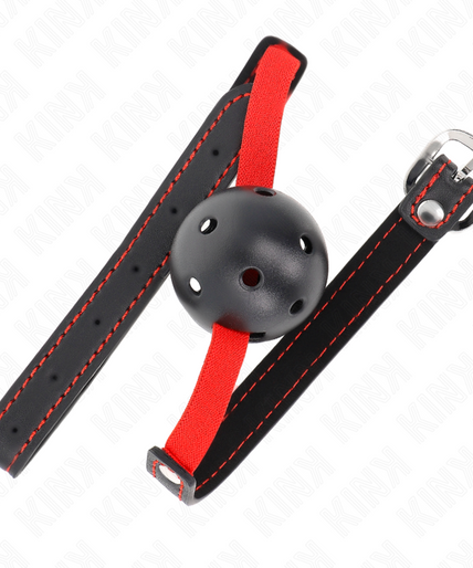 Kink – Hollow Hard Mondgag 4.5 Cm Met Elastische Riem 56 X 1.5 Cm