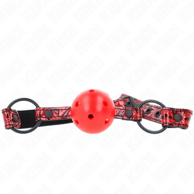 Kink – Diamond Pattern Ball 4.5 Cm Gag Model 1 64.5 Cm Adjustable 42 – 60 Cm