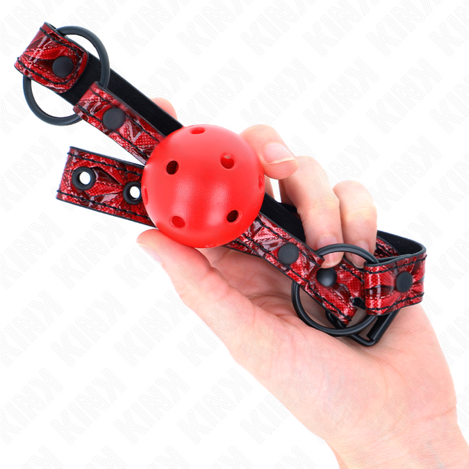 Kink – Diamond Pattern Ball 4.5 Cm Gag Model 1 64.5 Cm Adjustable 42 – 60 Cm