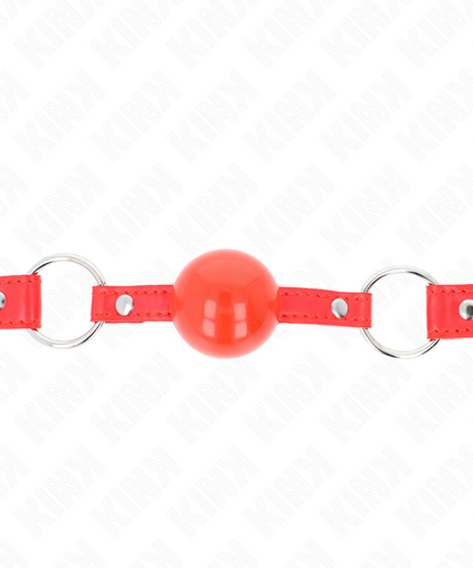 KINK - TPE BALL 4 CM GAG WITH ROJO LOCK 60 x 2 CM