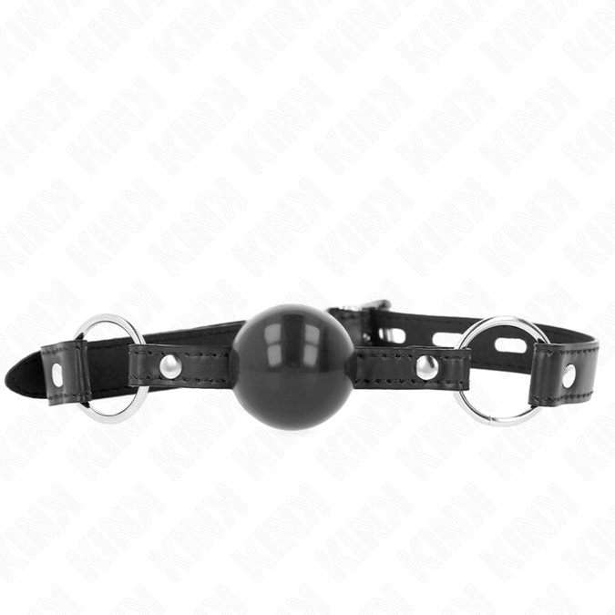 KINK - ZWARTE TPE BAL KNEVEL 4 CM 60 x 2 CM