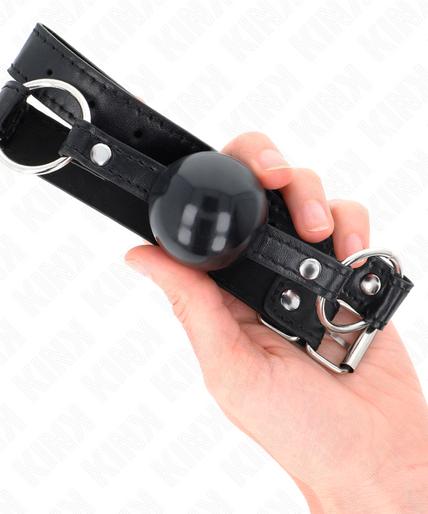 KINK - BLACK TPE BALL 4 CM GAG 60 x 2 CM