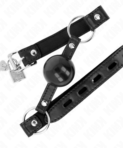 KINK - BLACK TPE BALL 4 CM GAG 60 x 2 CM