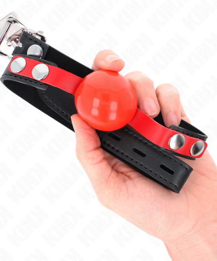 KINK - SOFT TPE BALL 4 CM GAG MODEL 4 60 x 2 CM ADJUSTABLE 37-52 CM