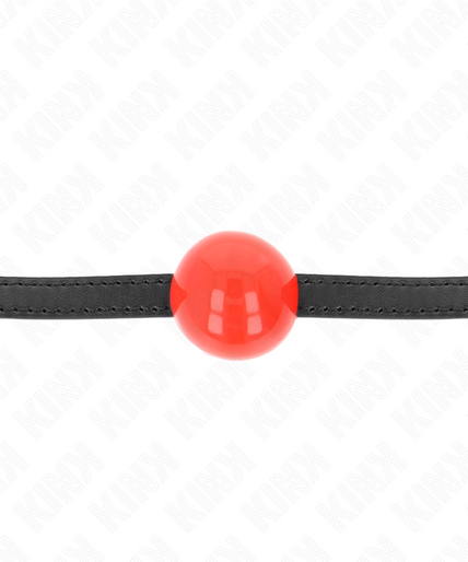 KINK - RED SINGLE SOLID BALL 4 CM GAG 65 x 1.5 CM