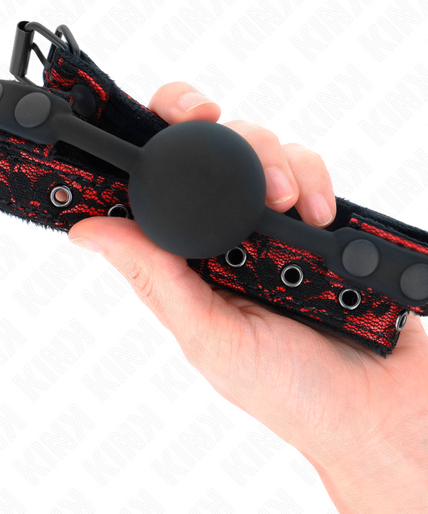 KINK - SCANDAL SILICONE BALL 4 CM GAG MODEL 1 65 x 2 CM