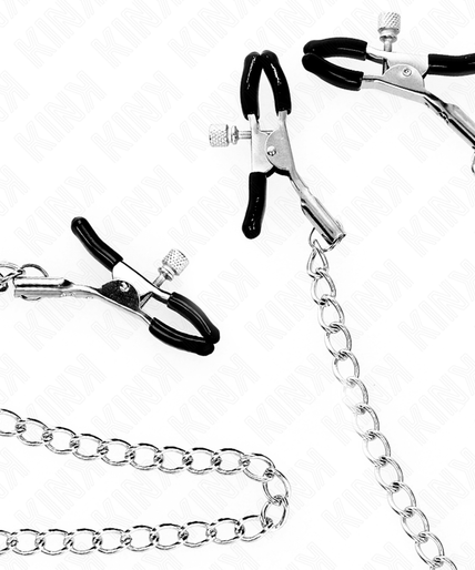 KINK - TRIPLE NIPPLE AND CLIT CLAMPS WITH CHAIN MODEL 0