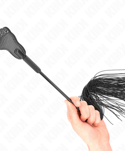 KINK - FOOT SHAPED PADDLE WITH TASSEL WHIP 31 CM