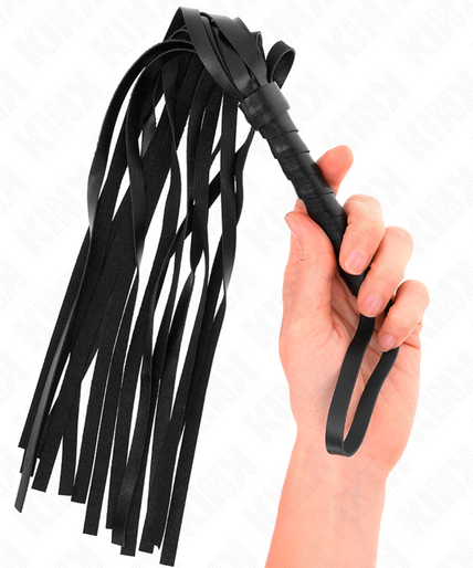 Kink – Einfache schwarze Peitsche 45 cm
