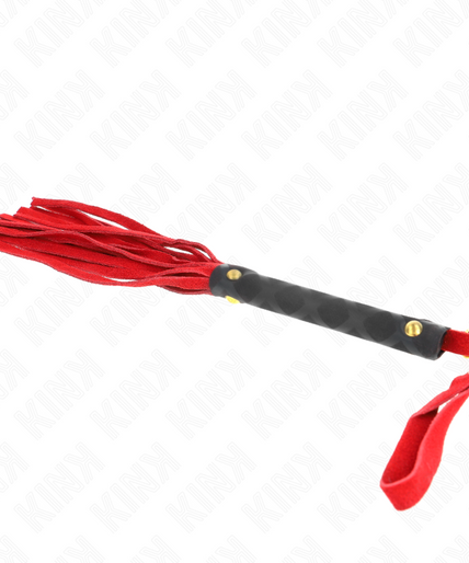 KINK - RED SUEDE MINI WHIP 30 CM