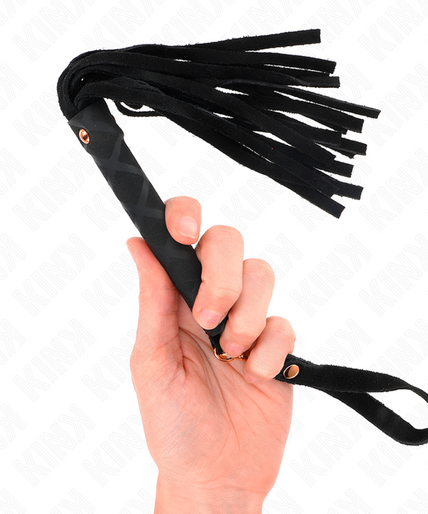 KINK - BLACK SUEDE MINI WHIP 30 CM